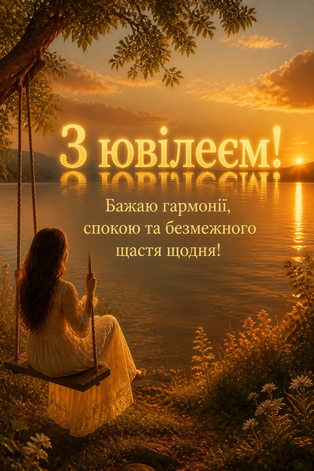 привітання з ювілеєм жінці своїми словами