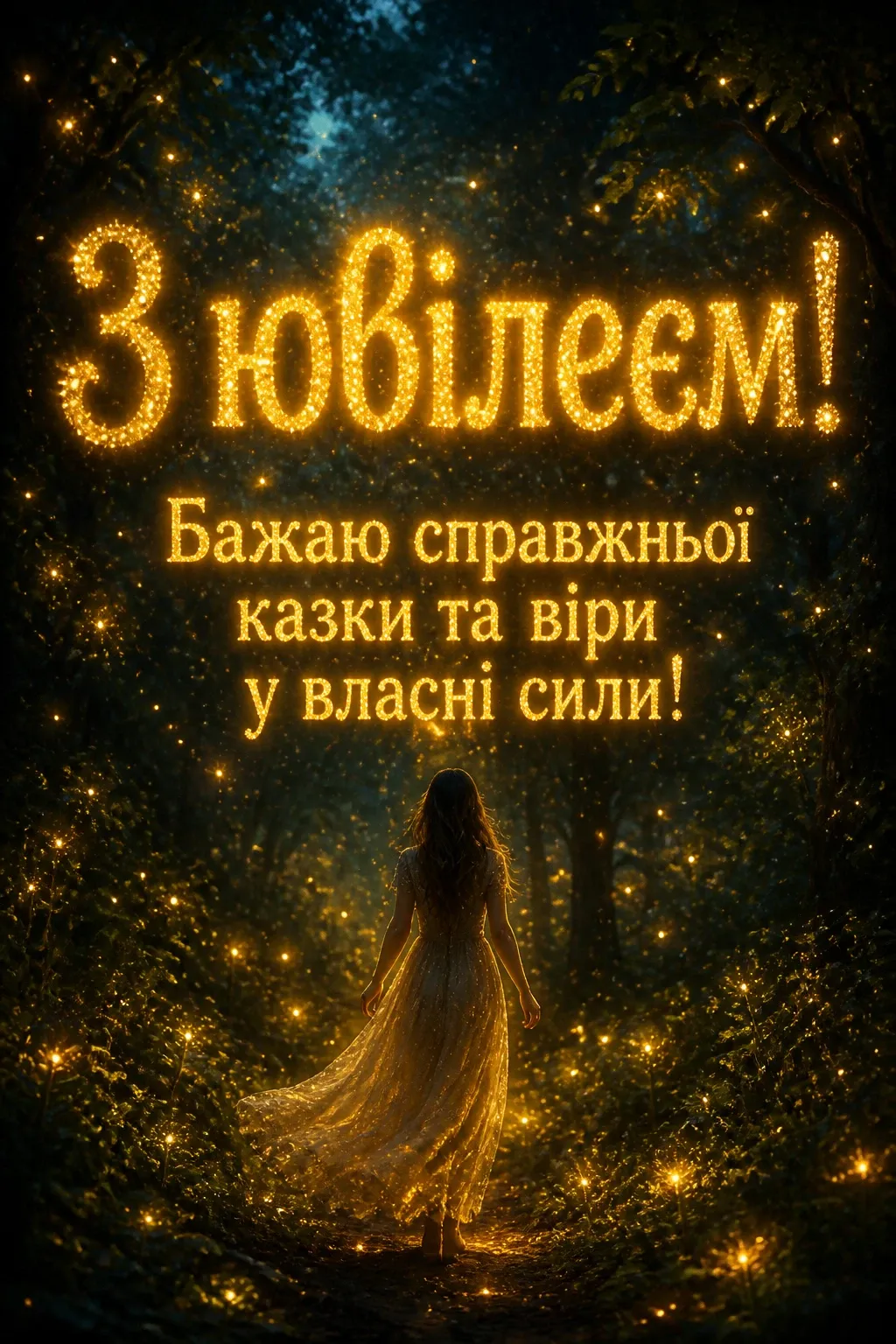 привітання з ювілеєм жінці своїми словами