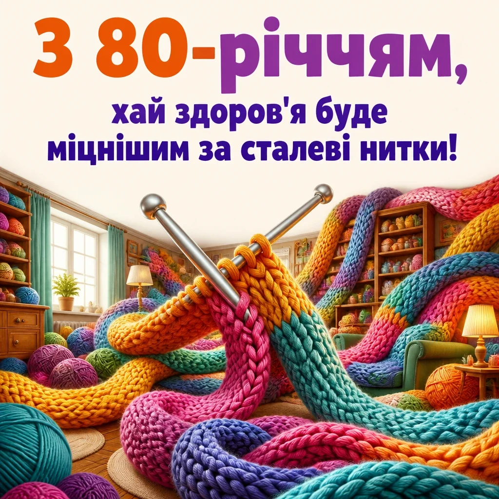 привітання з 80-річчям жінці у віршах