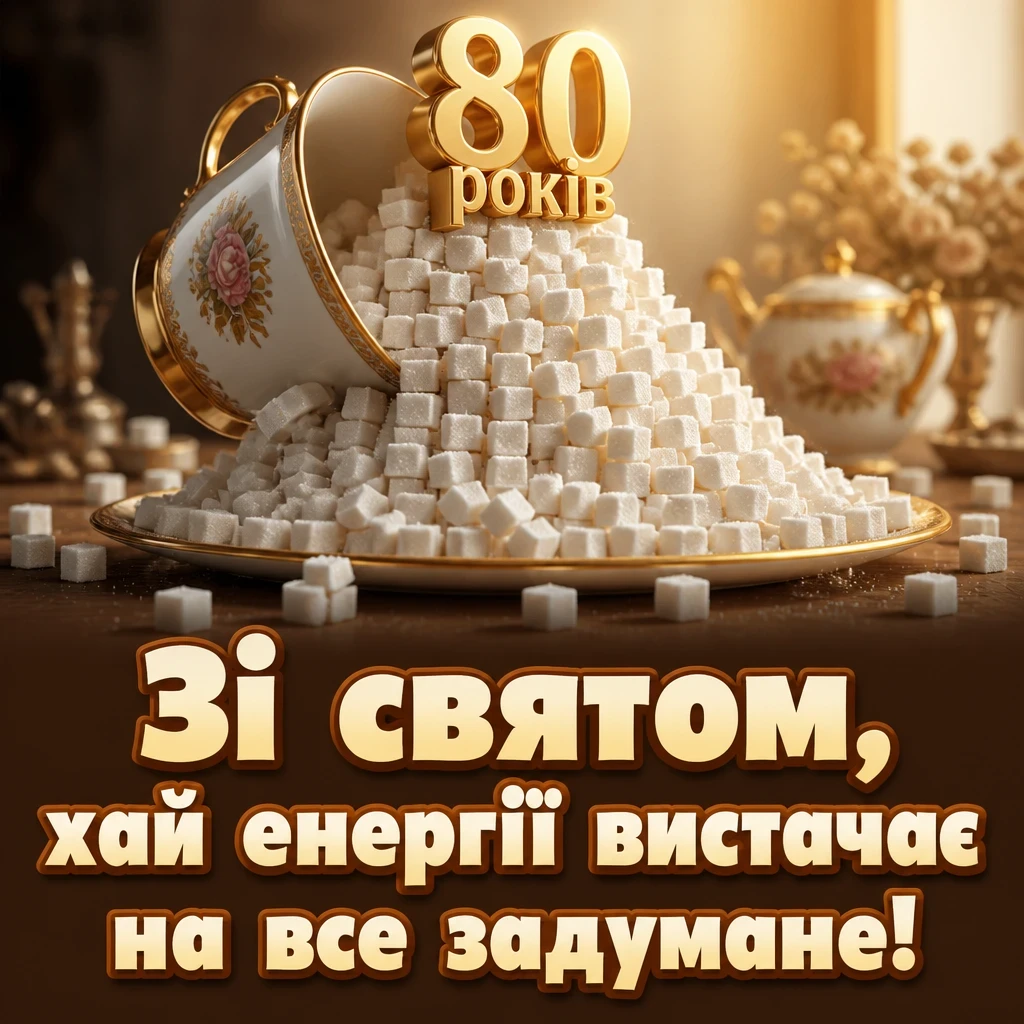привітання з 80-річчям жінці у віршах