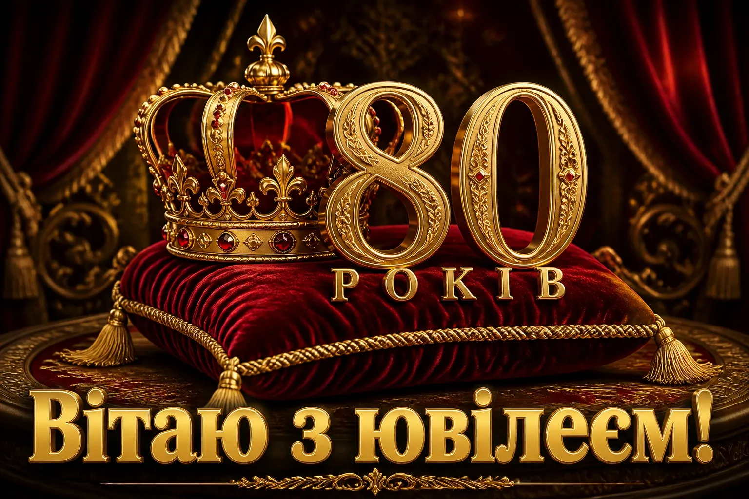 привітання з 80-річчям жінці у віршах