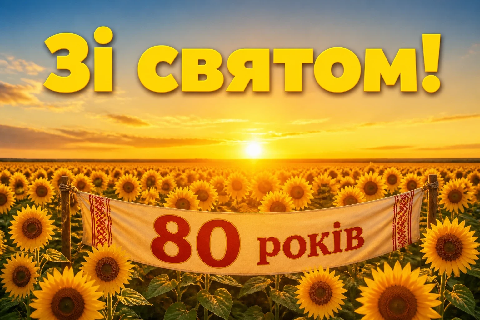 привітання з 80-річчям жінці у віршах