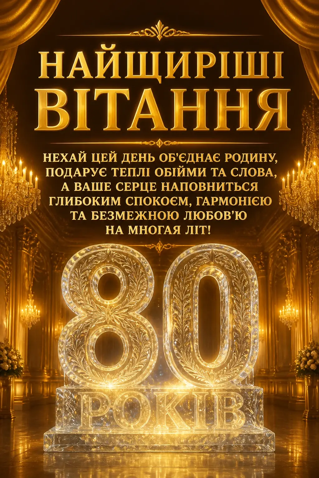 привітання з 80-річчям жінці у віршах