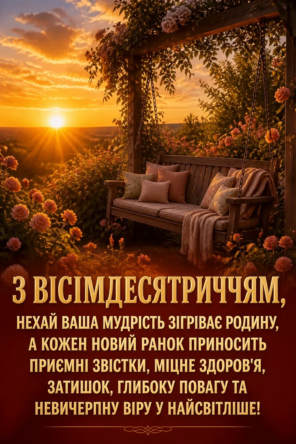 привітання з 80-річчям жінці у віршах