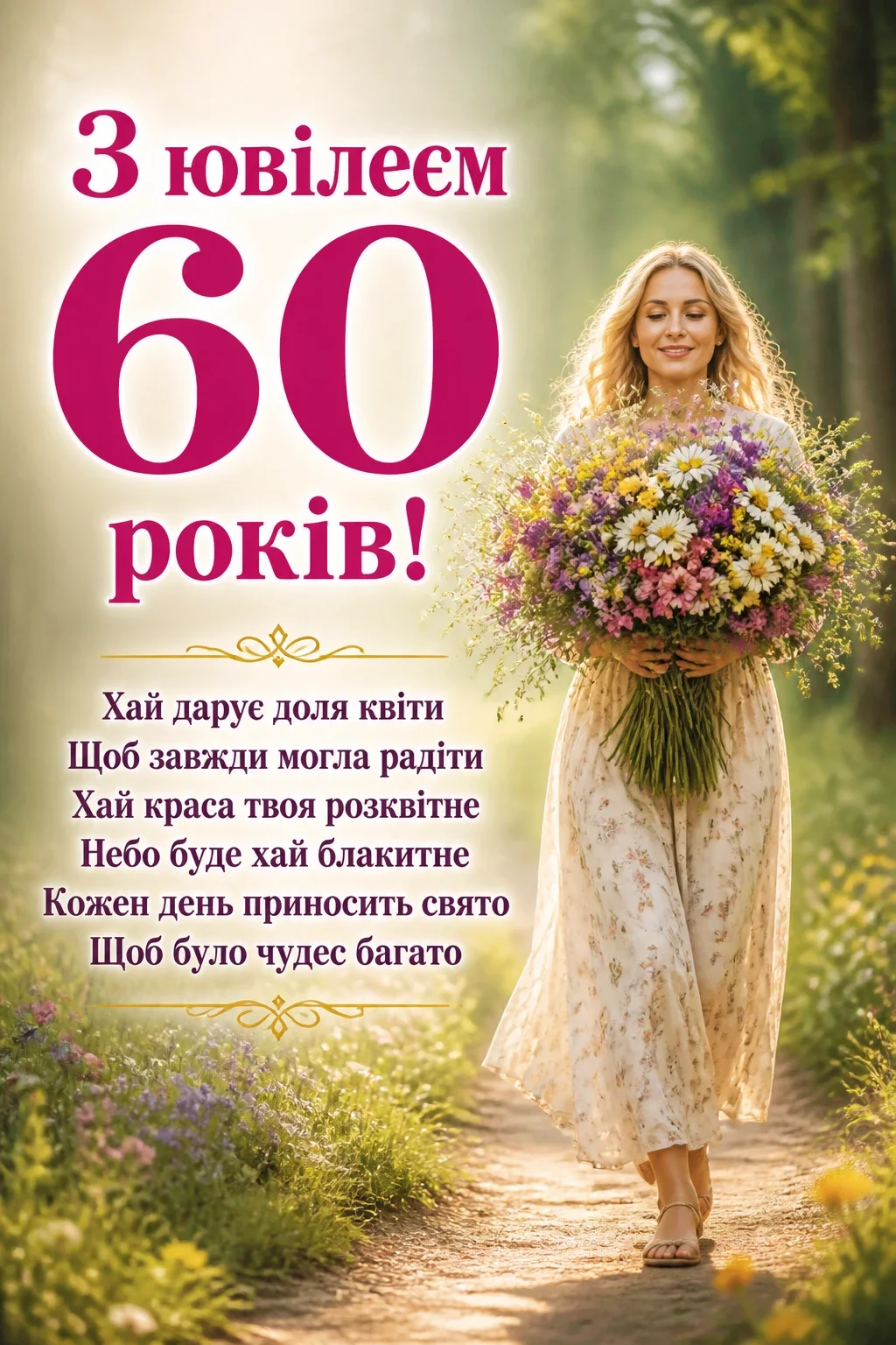 ювілей 60 років жінці привітання ювілей 60 років жінці привітання