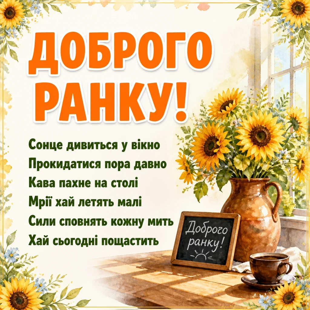оригінальні привітання з добрим ранком оригінальні привітання з добрим ранком