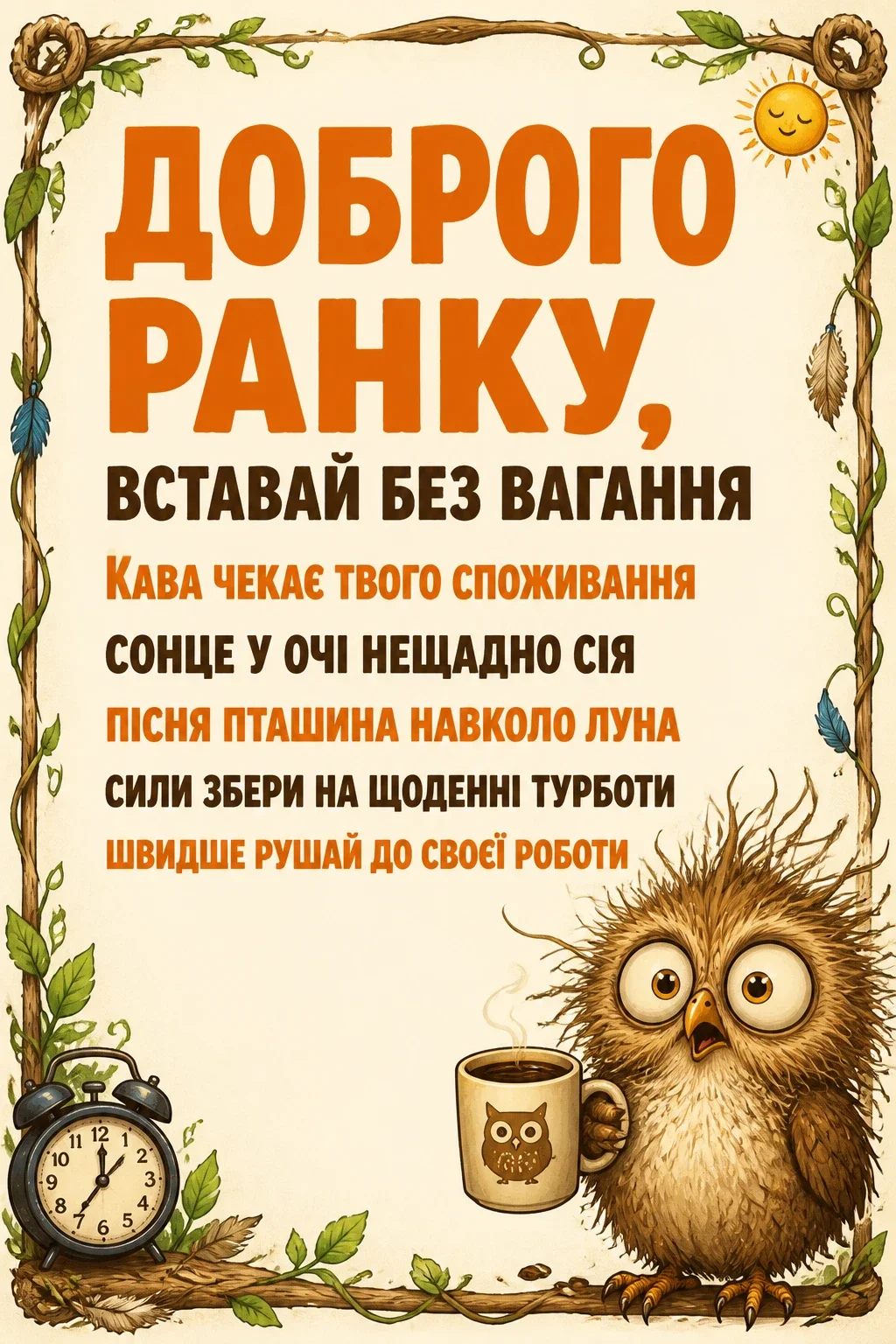 оригінальні привітання з добрим ранком оригінальні привітання з добрим ранком