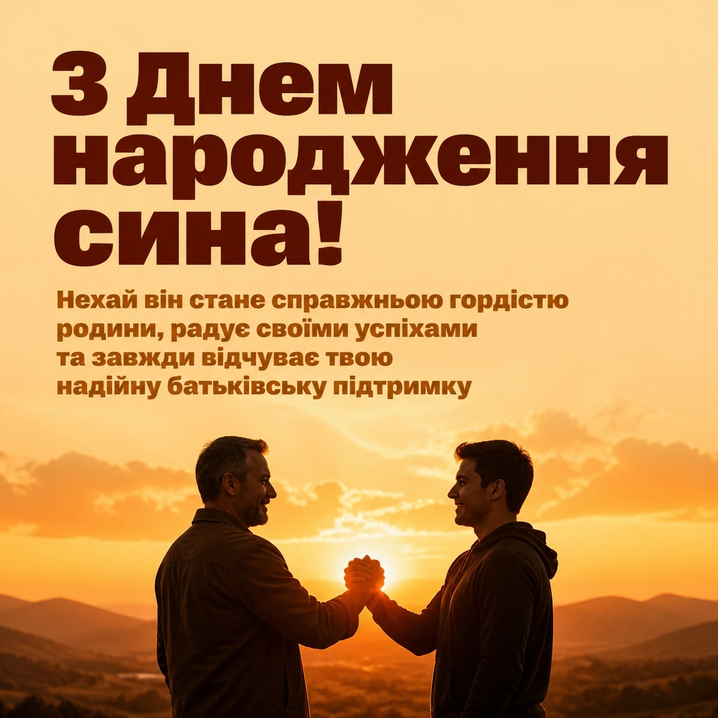 привітання батька з днем народження сина привітання батька з днем народження сина