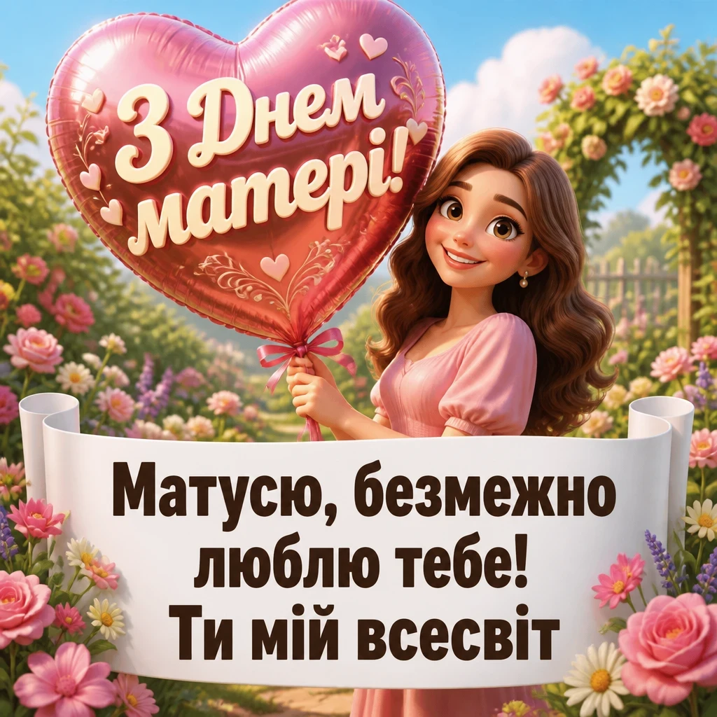 з днем матері люба матусю