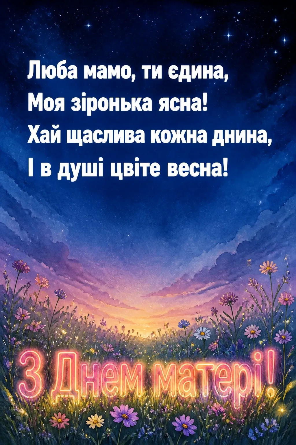з днем матері люба матусю