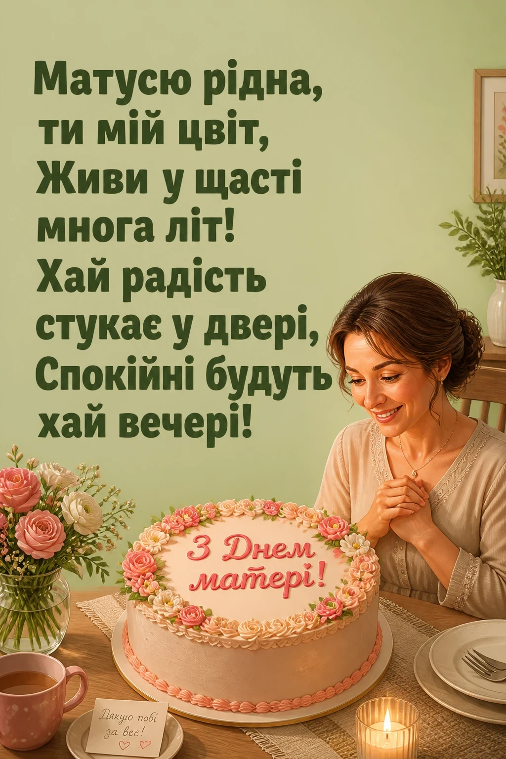 з днем матері люба матусю