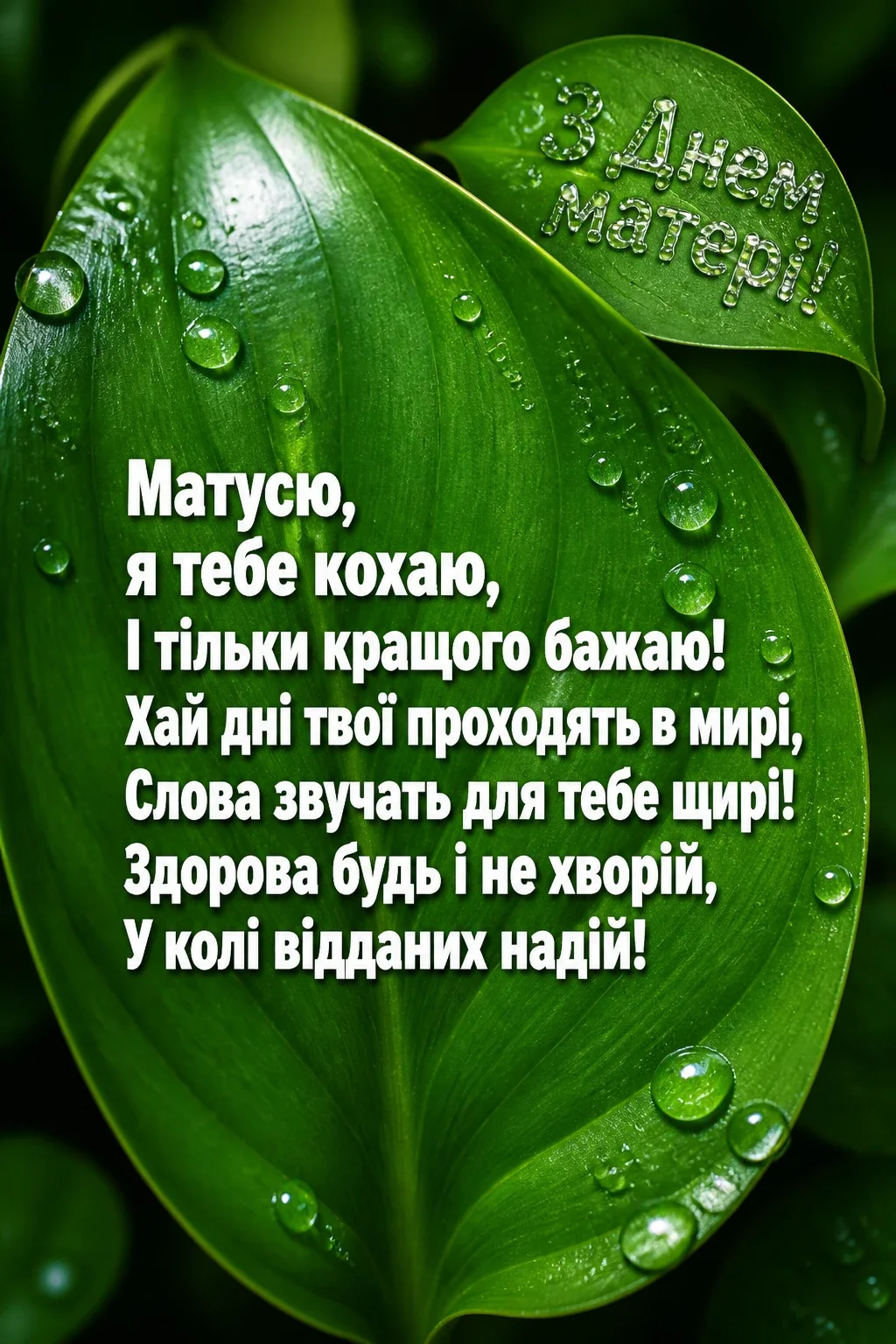 з днем матері люба матусю