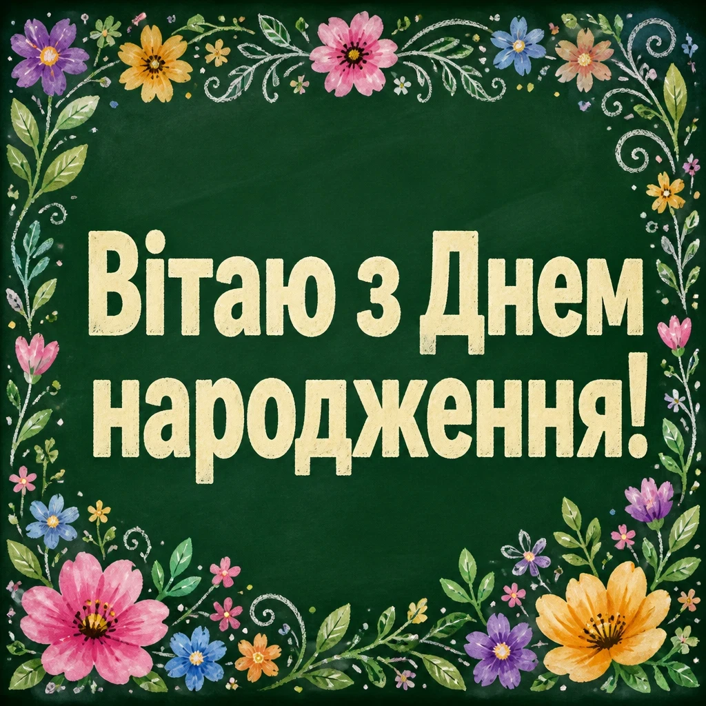 з днем народження люба вчителько