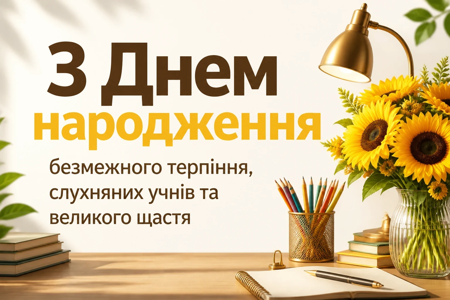 з днем народження люба вчителько