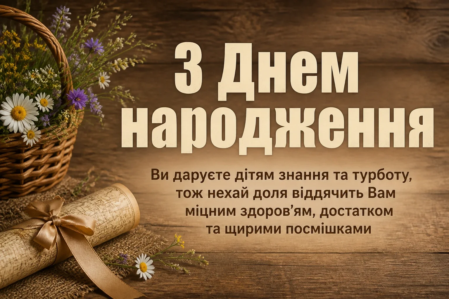 з днем народження люба вчителько