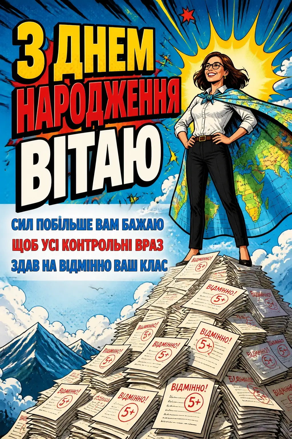 з днем народження люба вчителько