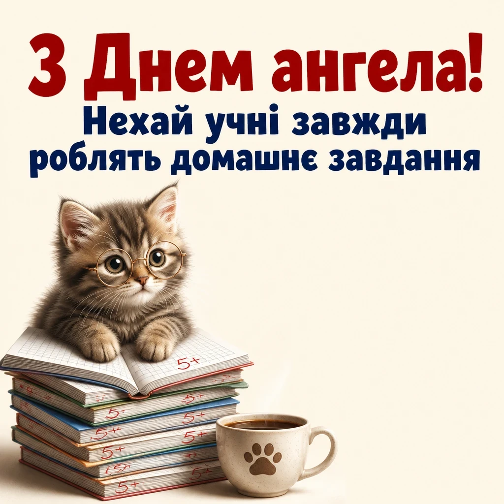 з днем ангела вчительці