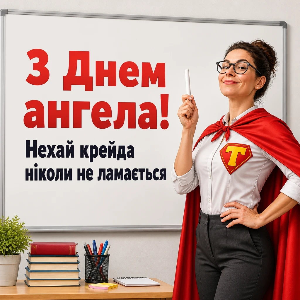 з днем ангела вчительці
