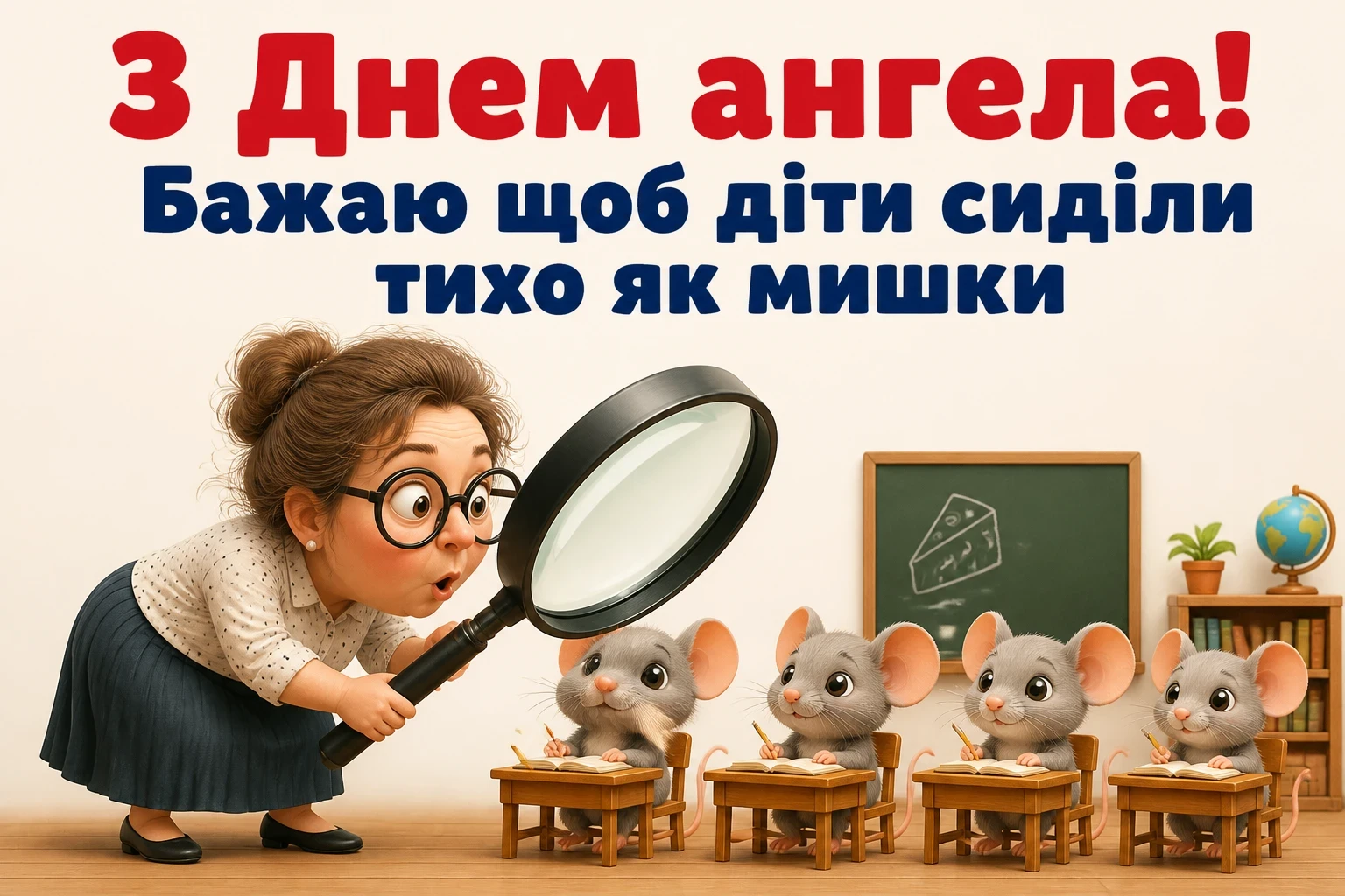 з днем ангела вчительці