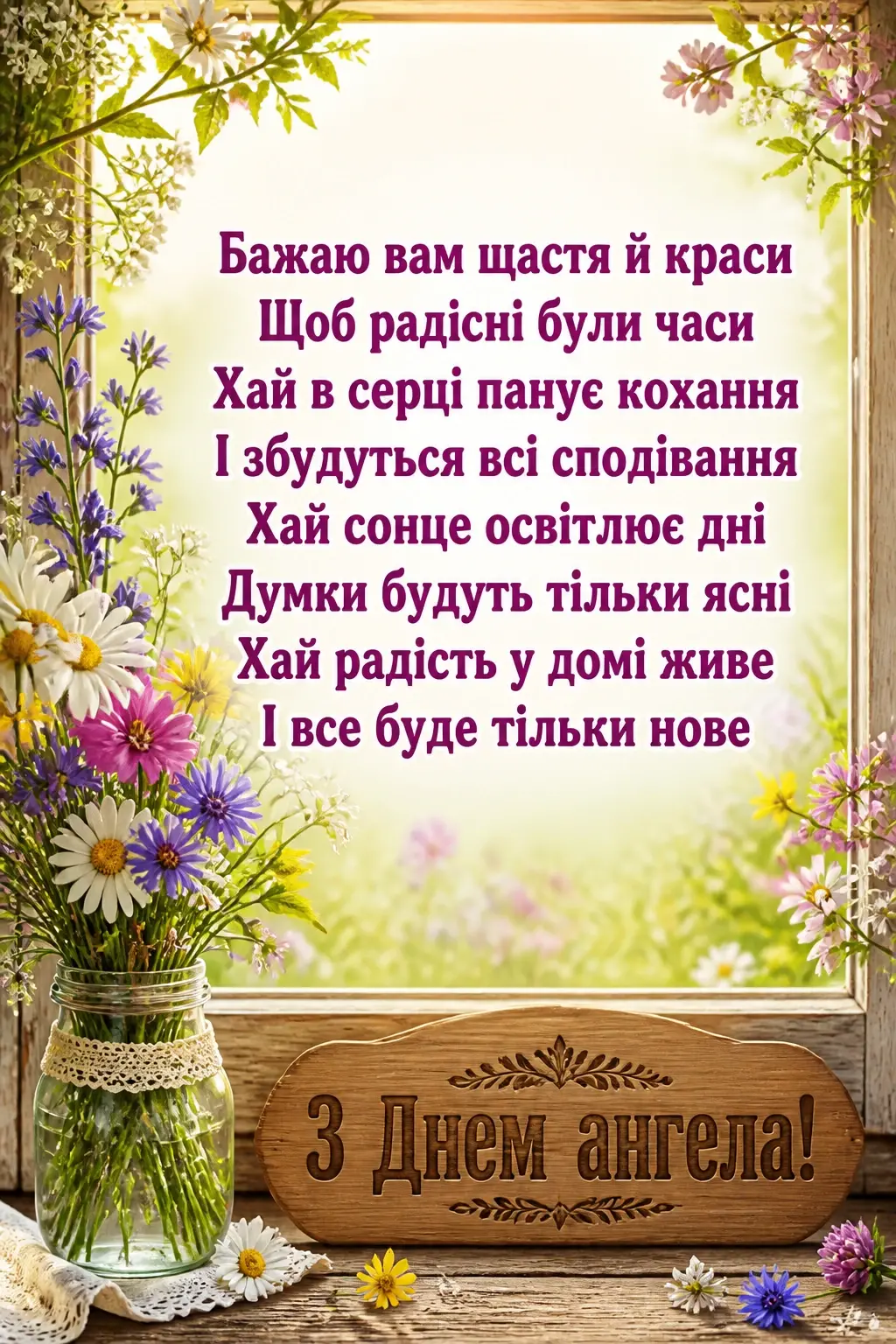 з днем ангела вчительці