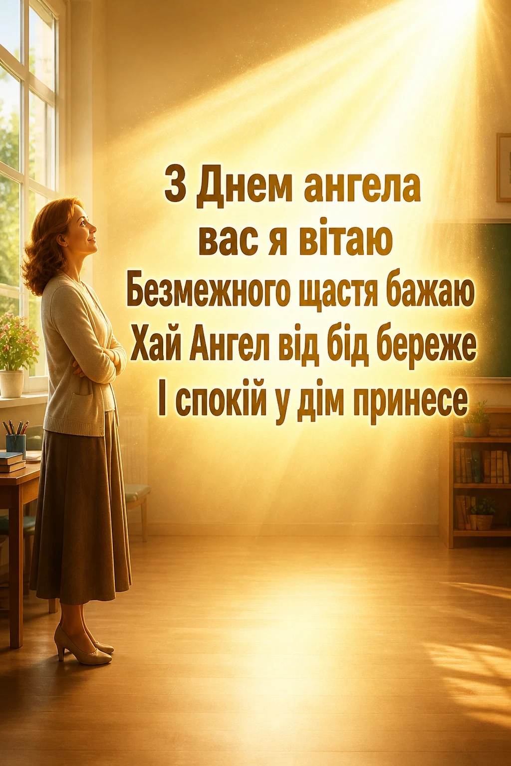 з днем ангела вчительці