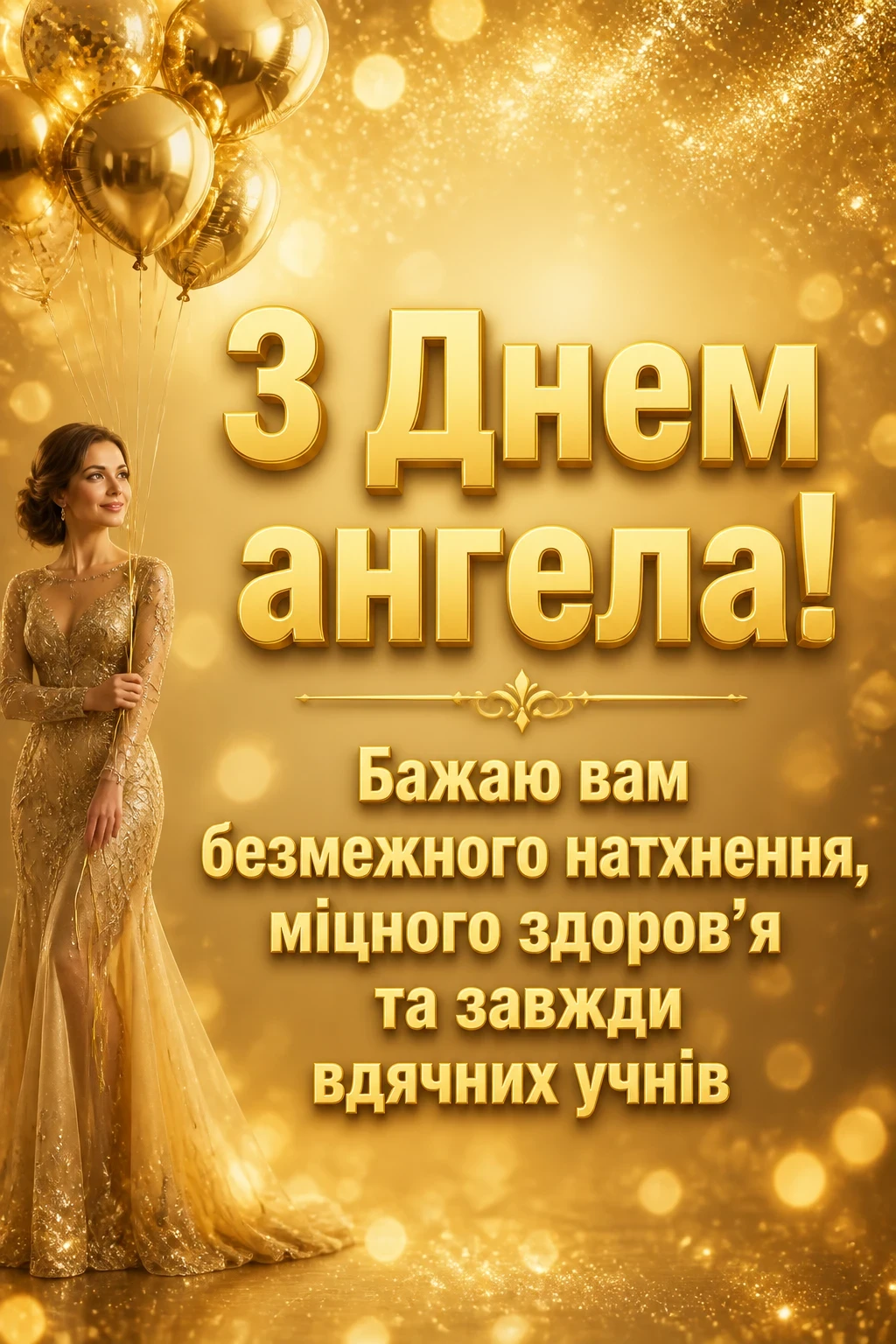 з днем ангела вчительці