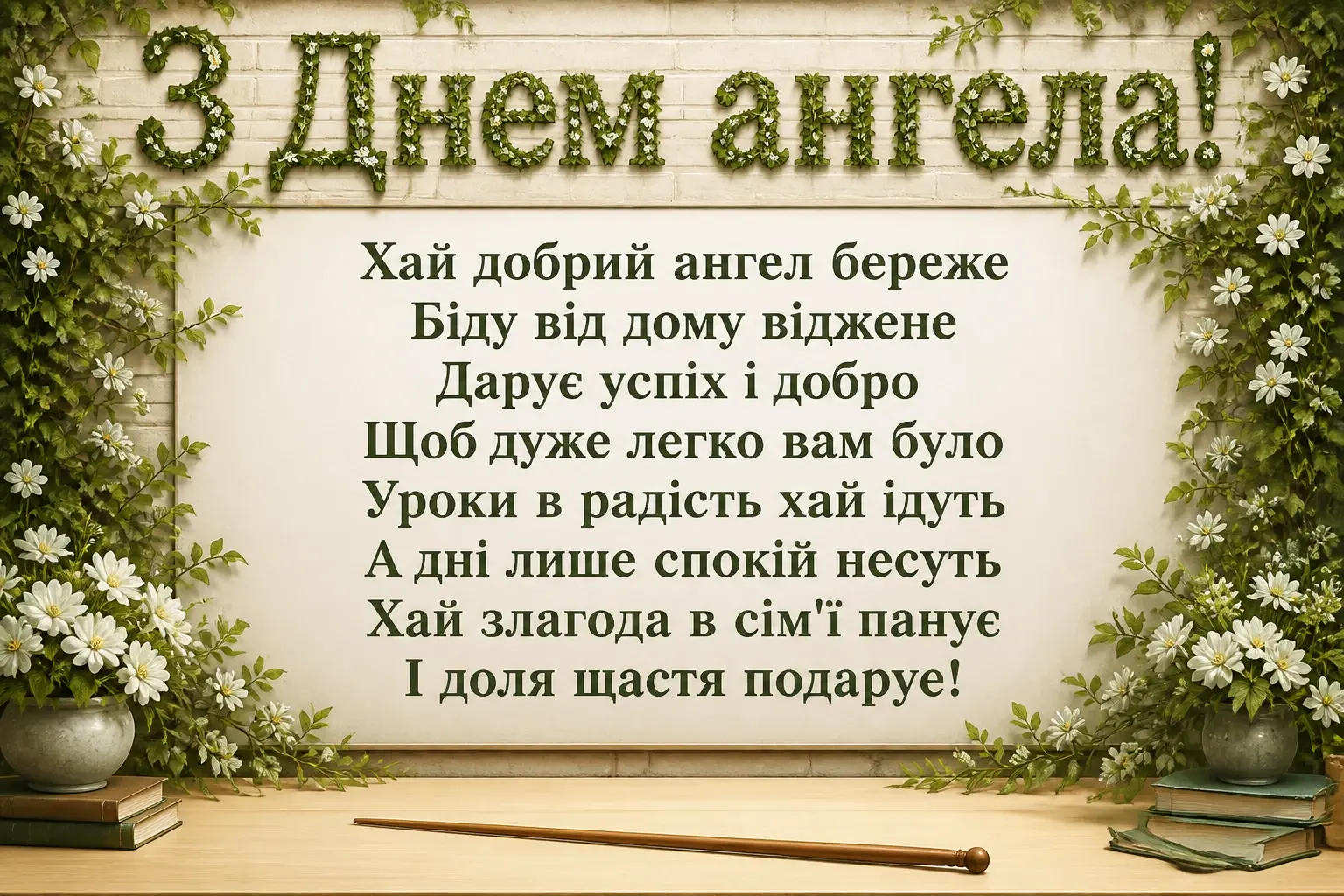привітання з днем ангела вчительці привітання з днем ангела вчительці