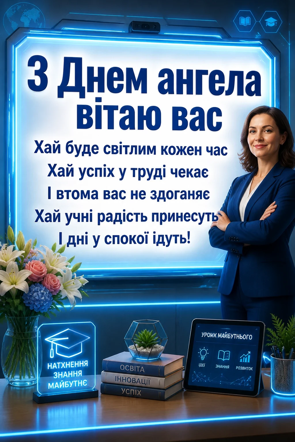 привітання з днем ангела вчительці привітання з днем ангела вчительці