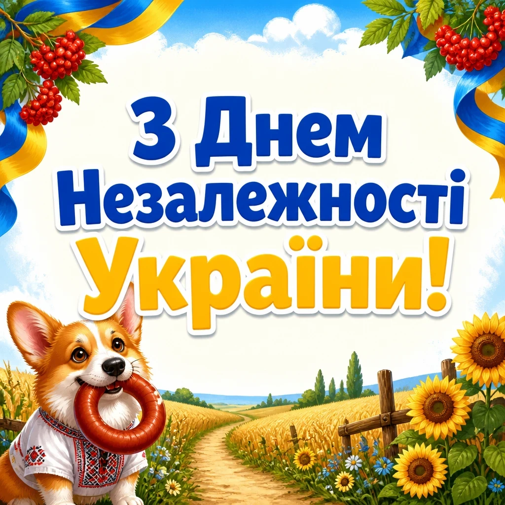 привітання з днем незалежності україни