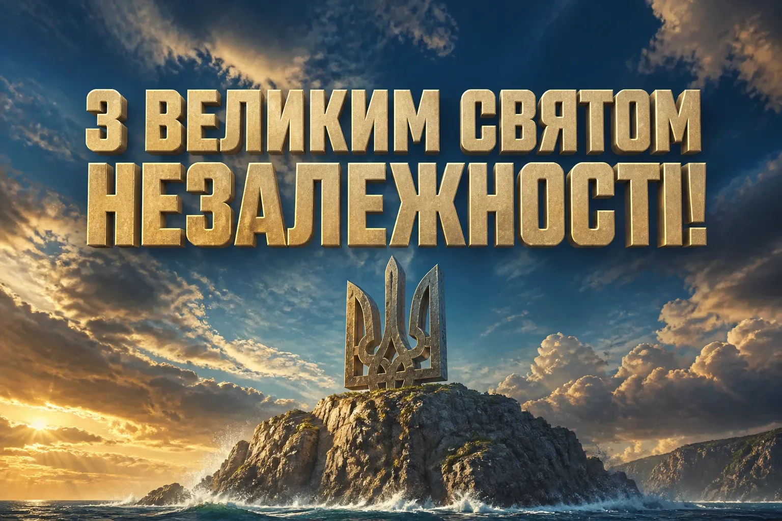 привітання з днем незалежності україни