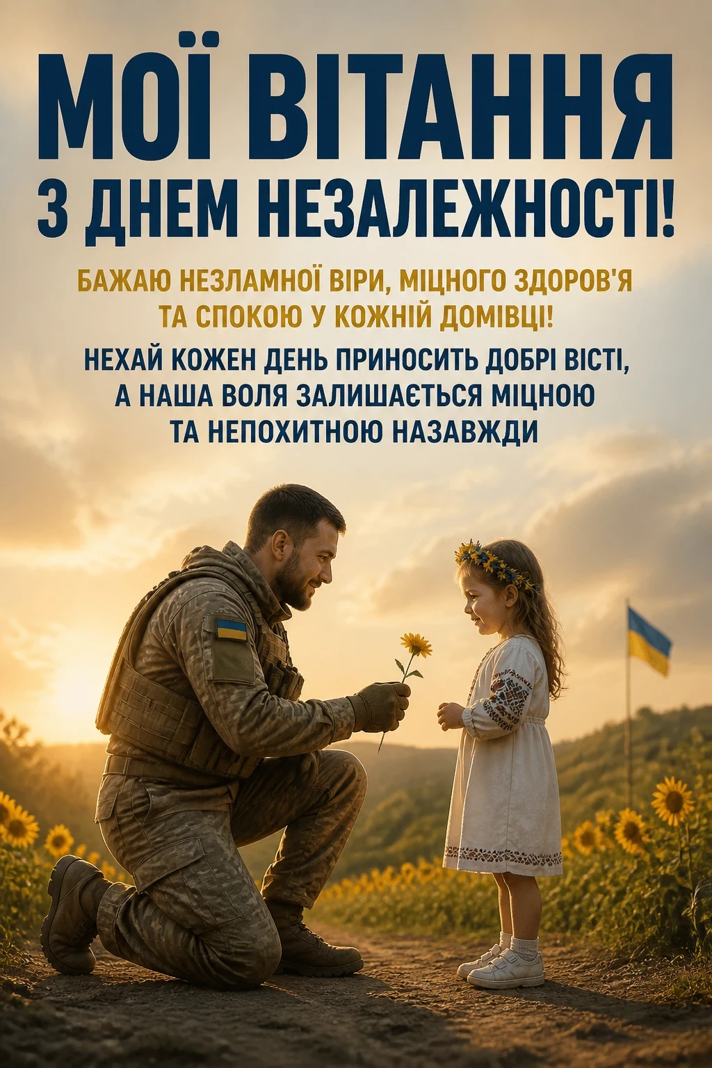 привітання з днем незалежності україни