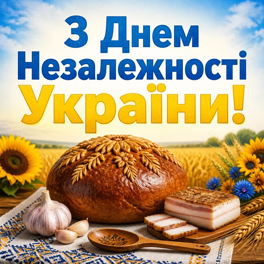 листівка привітання з днем незалежності україни листівка привітання з днем незалежності україни